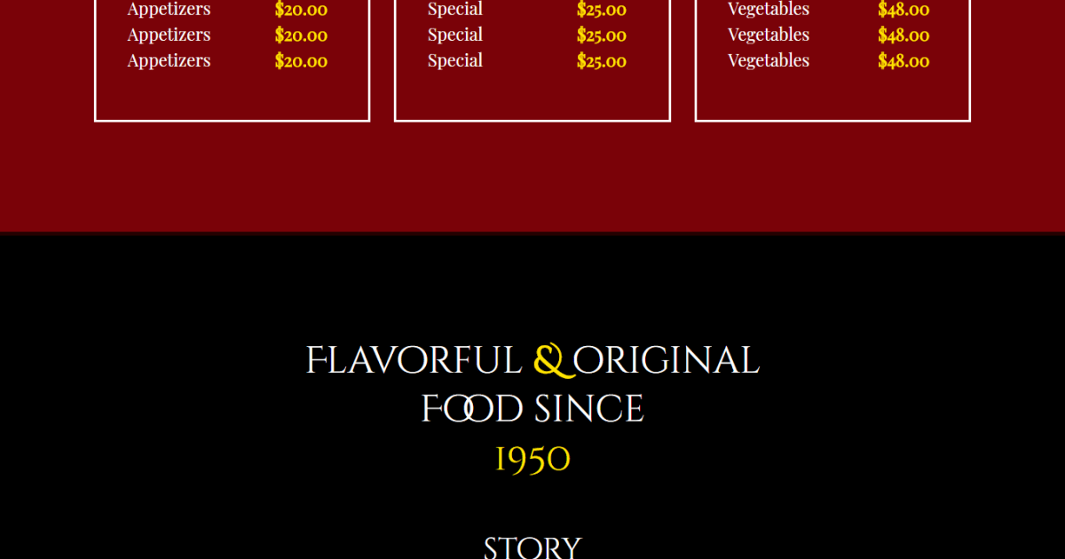 Food And Restaurant / Landing Page / Opt-in - Original Food And Restaurant Template 5
