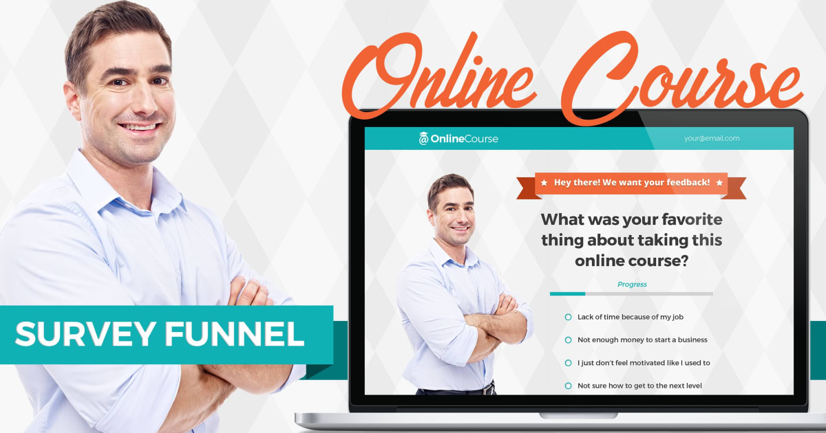 #1 Online Course Survey Funnel **BONUS** Proven 5 Step Email Sequence!