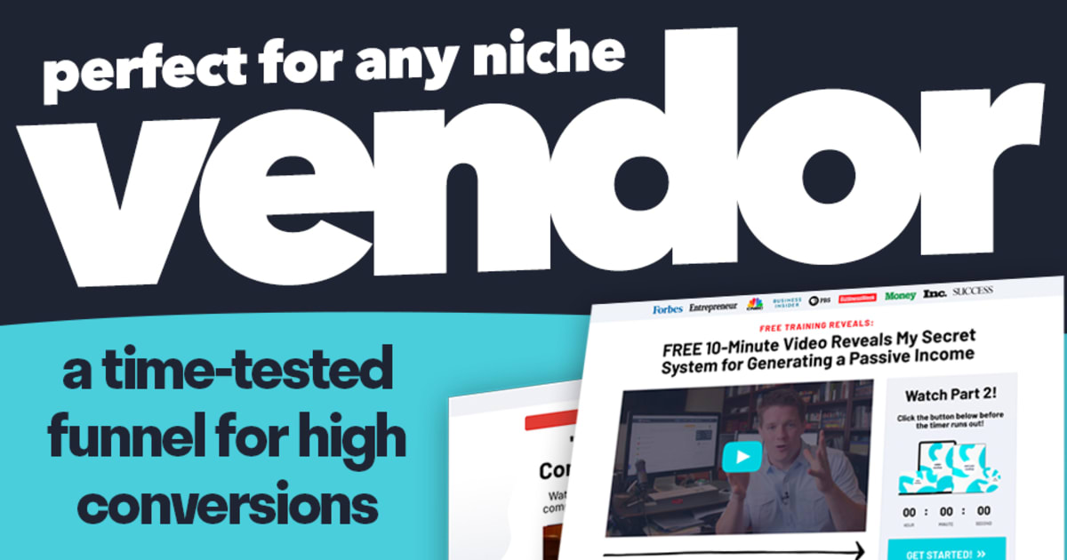 VENDOR – An Old School, Direct-Response Sales Funnel that Converts Like CRAZY. Perfect for ANY Niche! – **LIVE PREVIEWS INSIDE!**