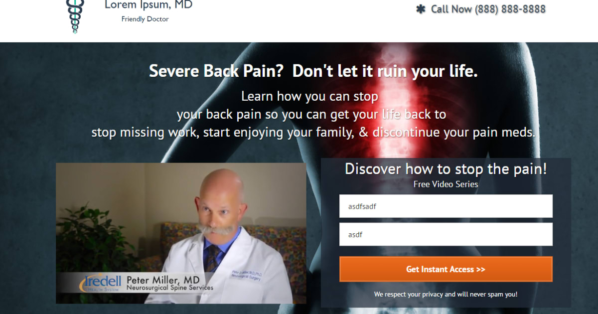 Healthcare Optin & Video Series