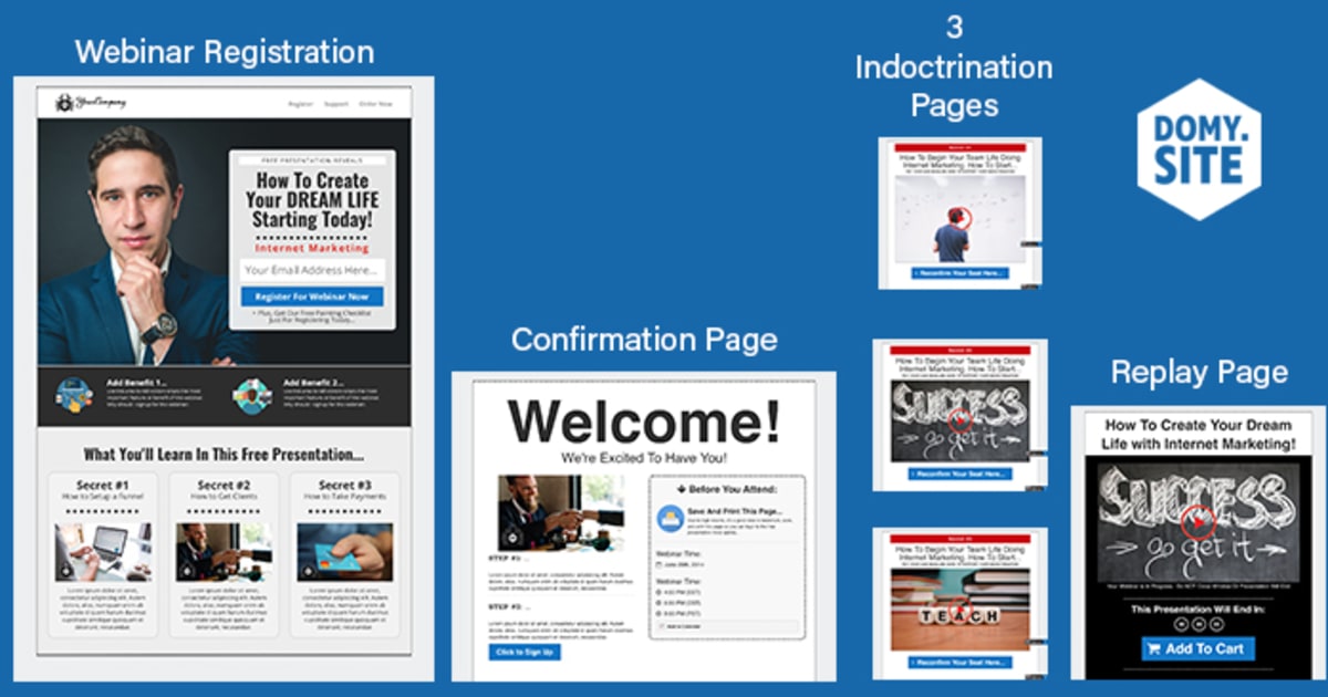 BizOp Internet Marketing Webinar Funnel by FunnelsHelper.com
