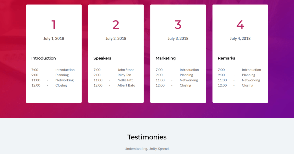 Coaching / Services / Opt-in / Sales Page / Landing Page - Event Template 06