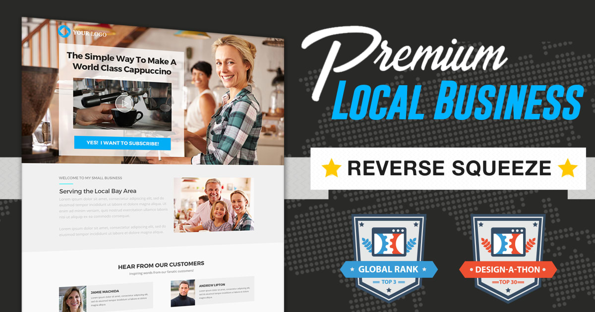 Local Business REVERSE Squeeze Page Funnel **BONUS** Proven 5 Step Email Sequence!