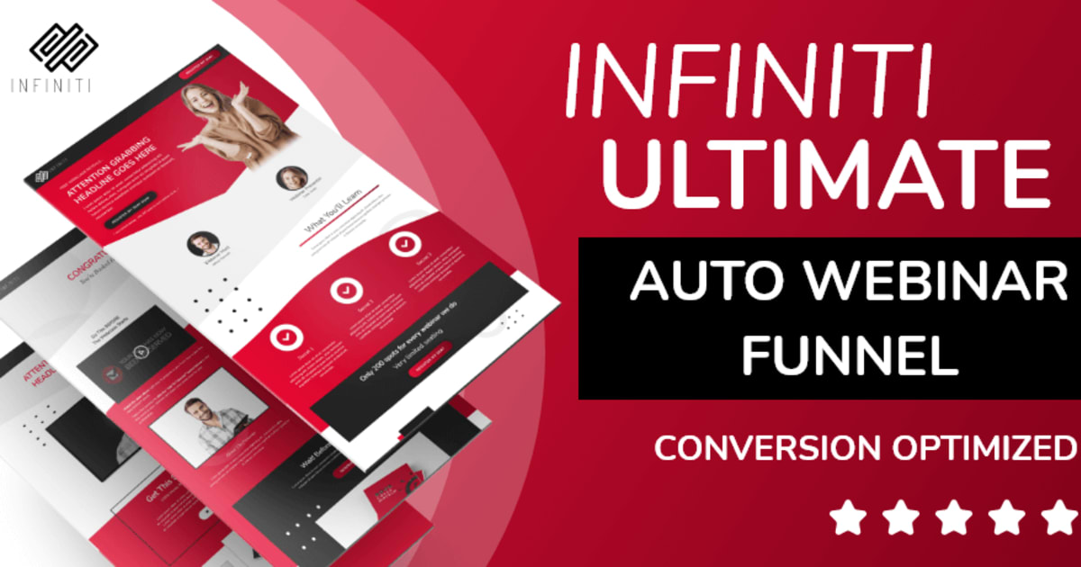 Infiniti Ultimate Auto Webinar Funnel **PLUS** 8 Conversion Boosting Emails Included!