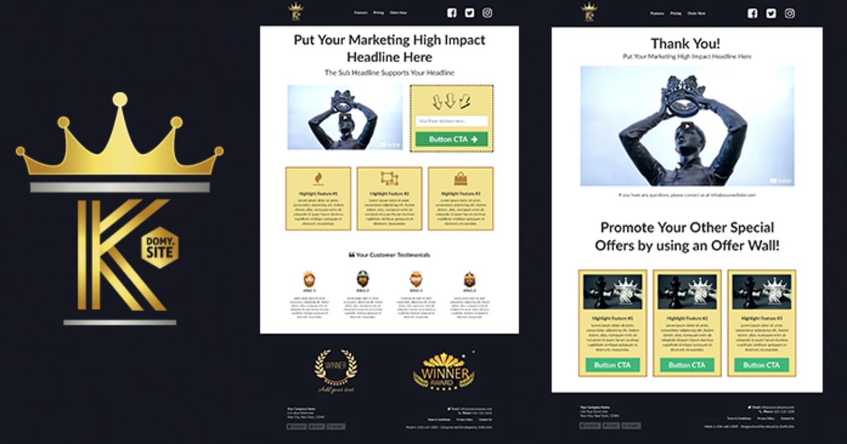 KING :: Reserve Squeeze Funnel by FunnelsHelper.com