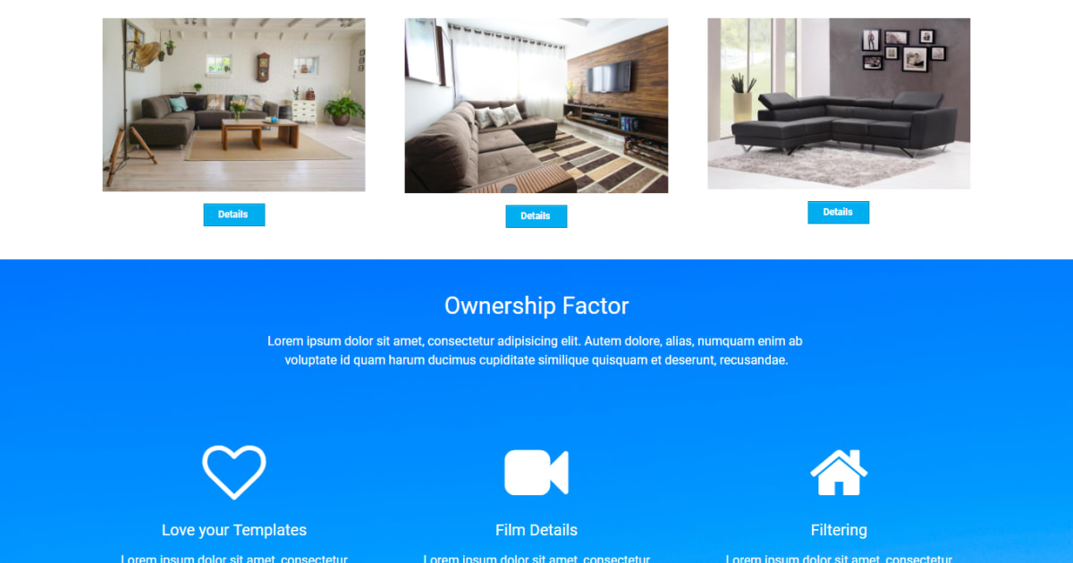 Real Estate / Sales Page / Landing Page - Houses Real Estate Template