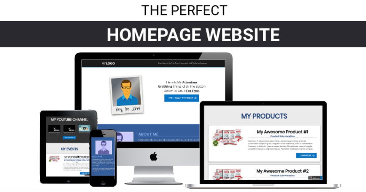 The Perfect Homepage Website