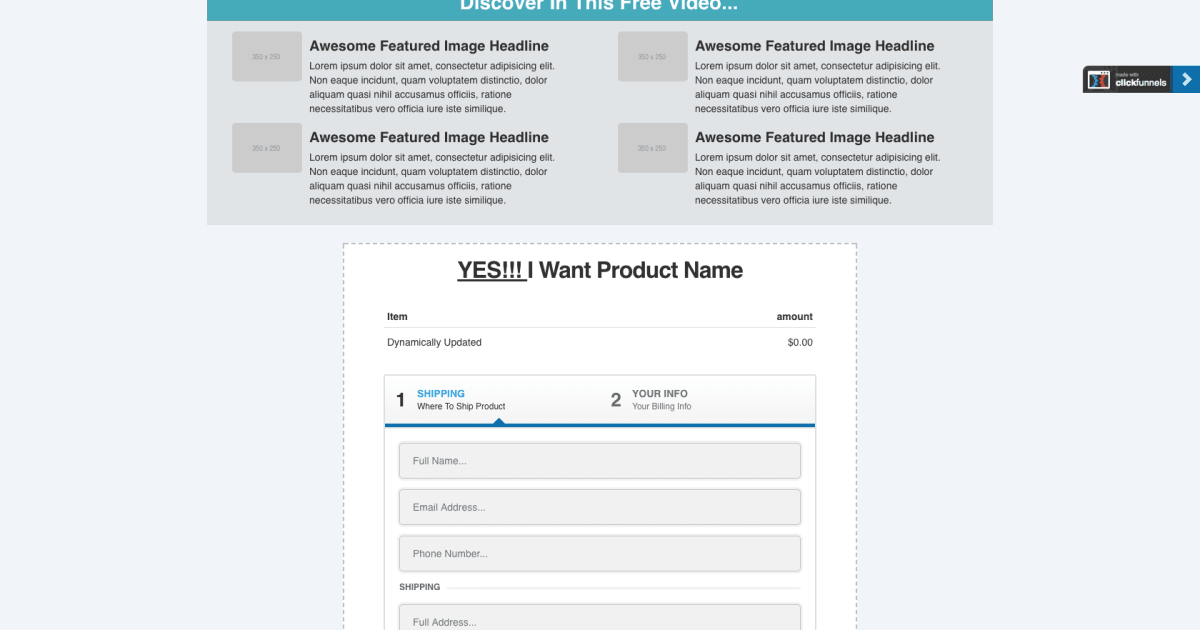 Video Sales Letter (VSL) Funnel