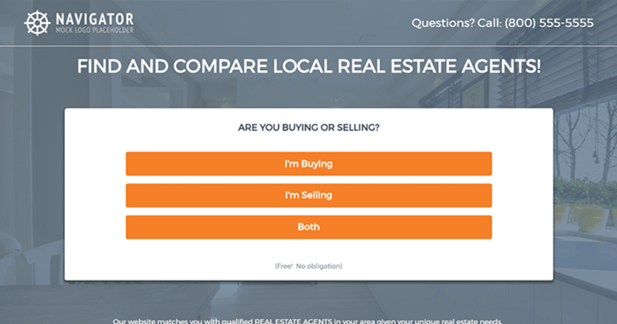 Real Estate Survey LeadGen Funnel