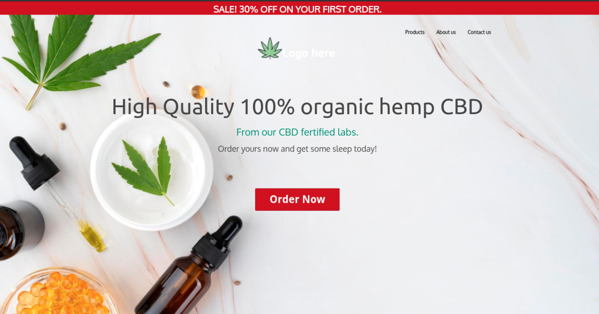 Stunning CBD Sales Funnel