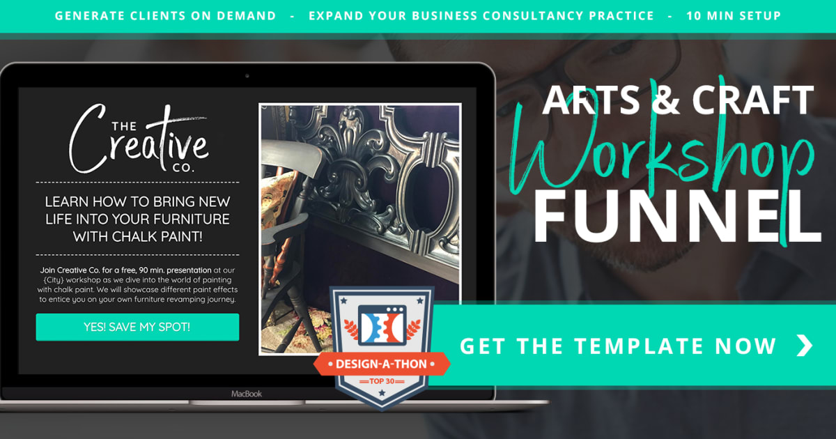 Arts & Craft Workshop Booking Funnel!