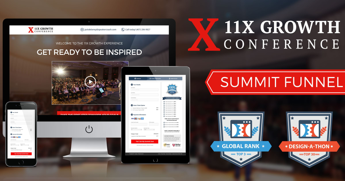 11X Growth Summit Funnel **BONUS** 2 Proven Email Sequences Included!