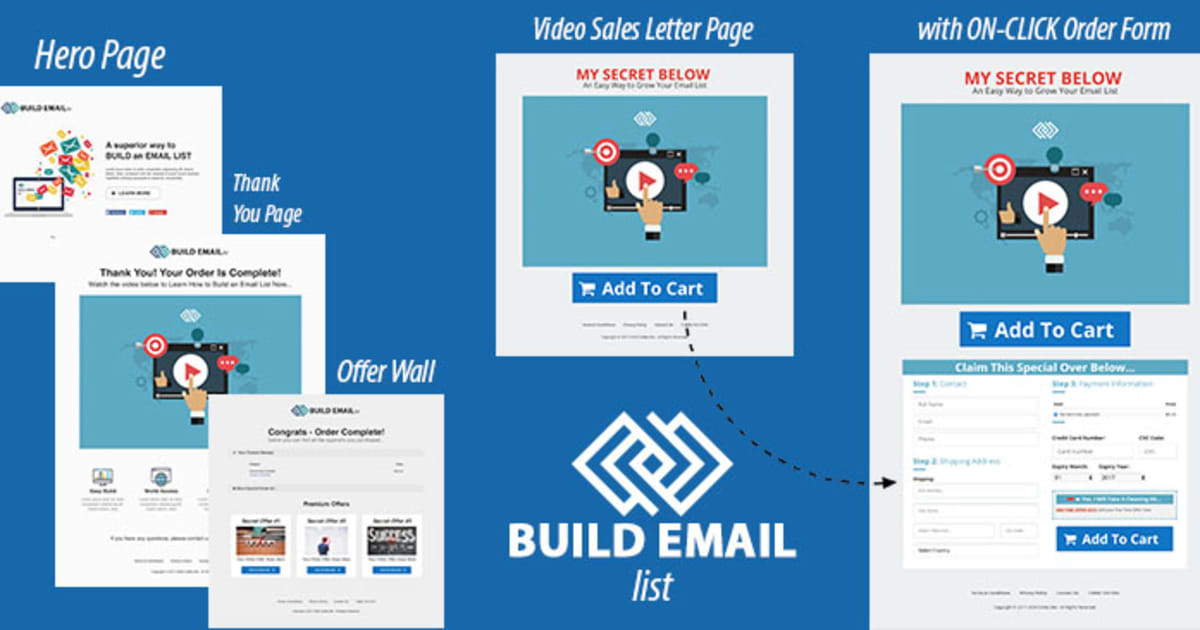 Build Email List Hero Funnel by FunnelsHelper.com