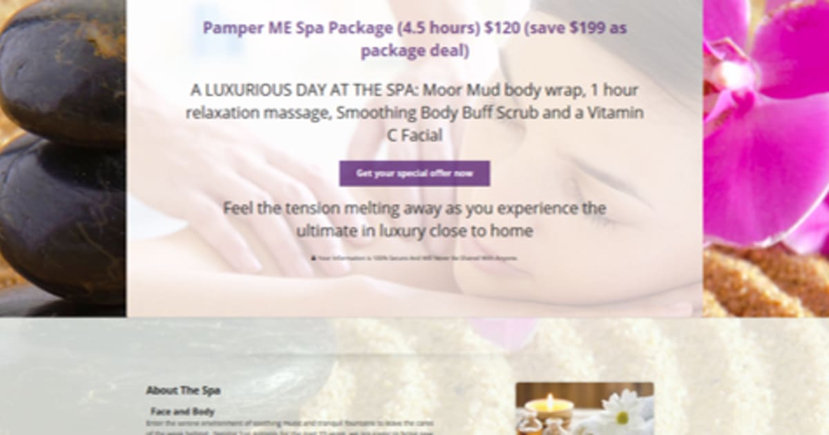 Spa free opt in and offer