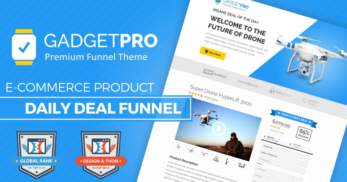 *BEST SELLER* eCommerce Daily Deal Funnel **BONUS** 3 Proven Email Sequences Included!!!
