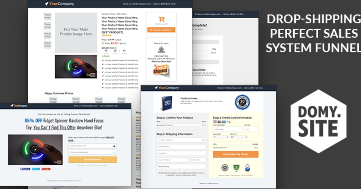 Drop-Shipping Perfect Sales System Funnel - by FunnelsHelper.com