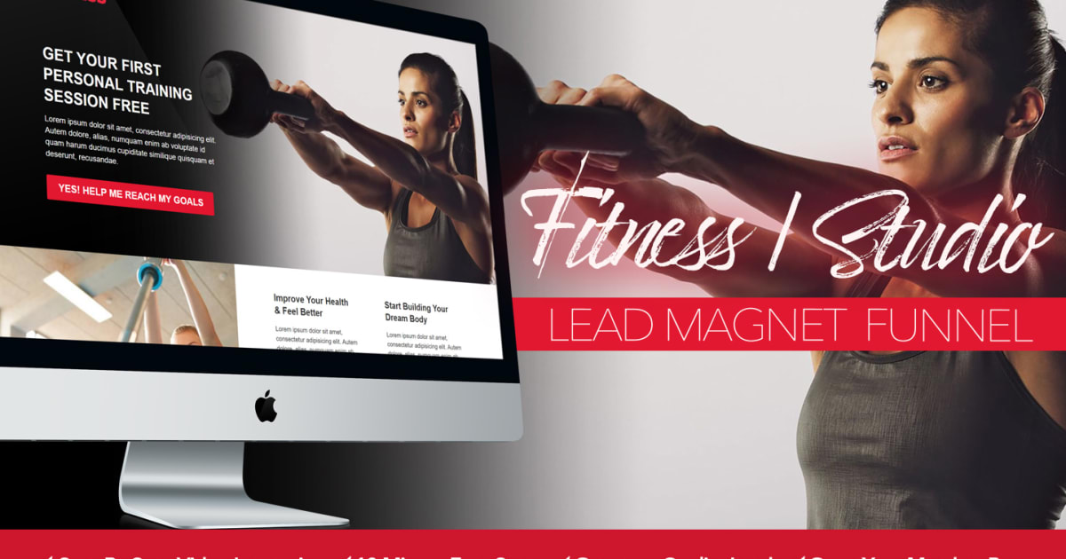 Fitness / Gym / PT Studio Lead Magnet Funnel *** PLUS BONUSES ***