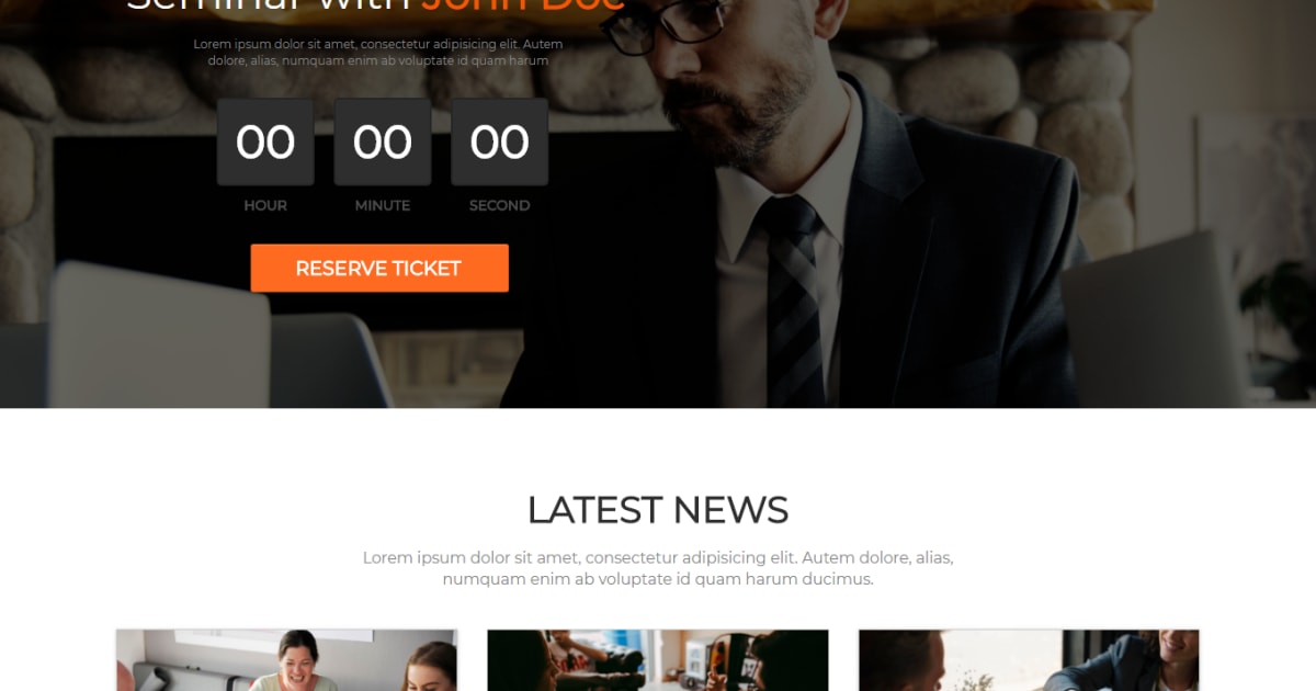 Coaching / Services / Landing Page - Coaching Template 01