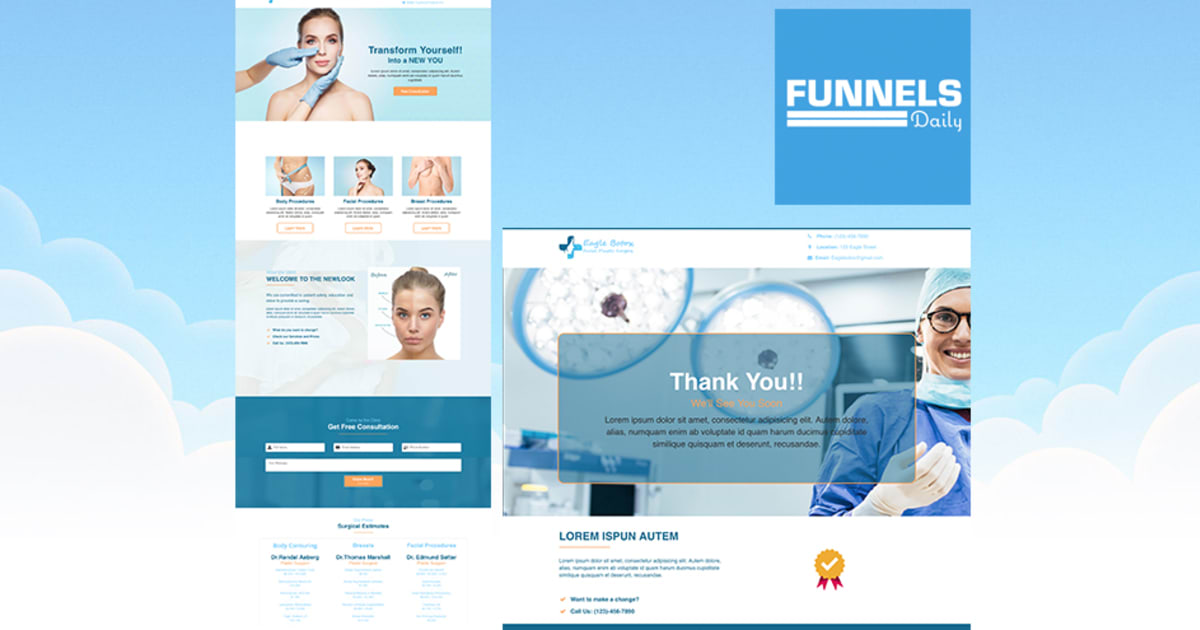 BOTOX Plastic Surgery Lead Magnet :: FunnelsHelper.com