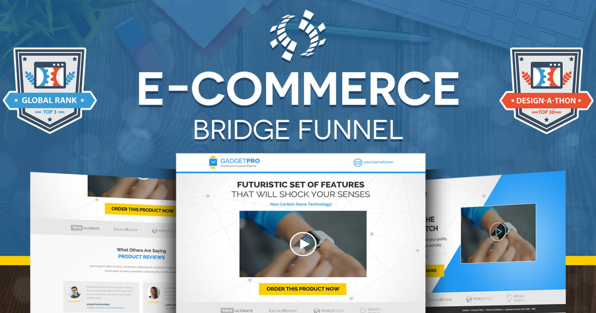 eCommerce Bridge Funnel **BONUS** Proven Email Sequence Included!