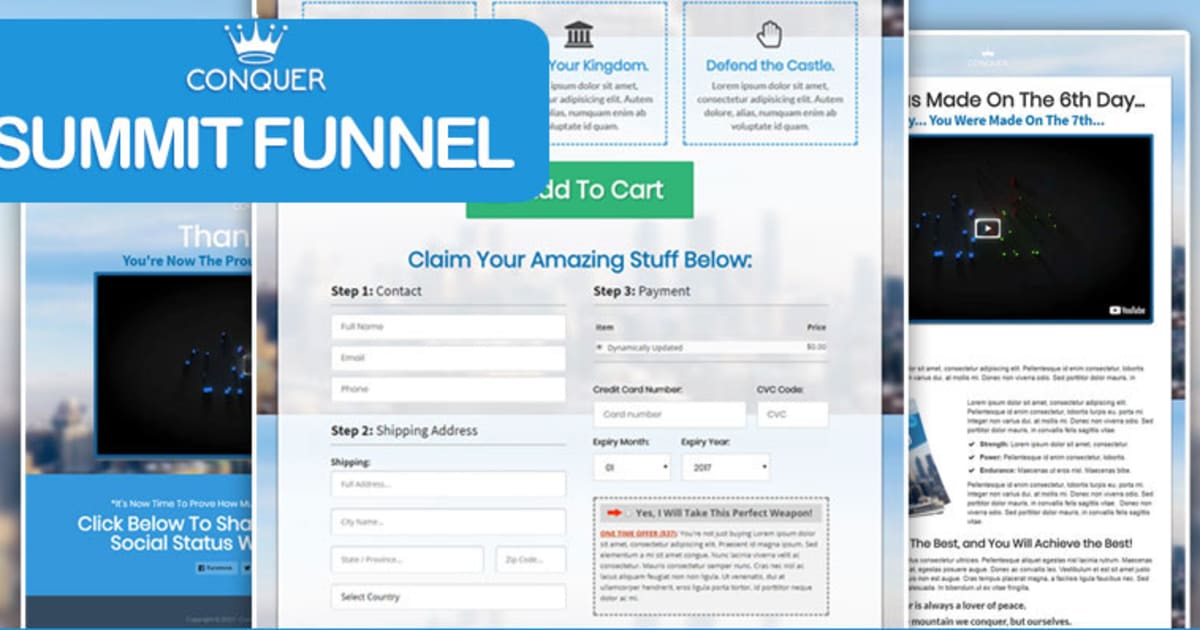 CONQUER | Summit Funnel