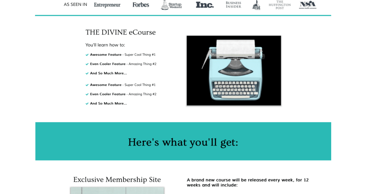 Absolutely Divine Membership Site