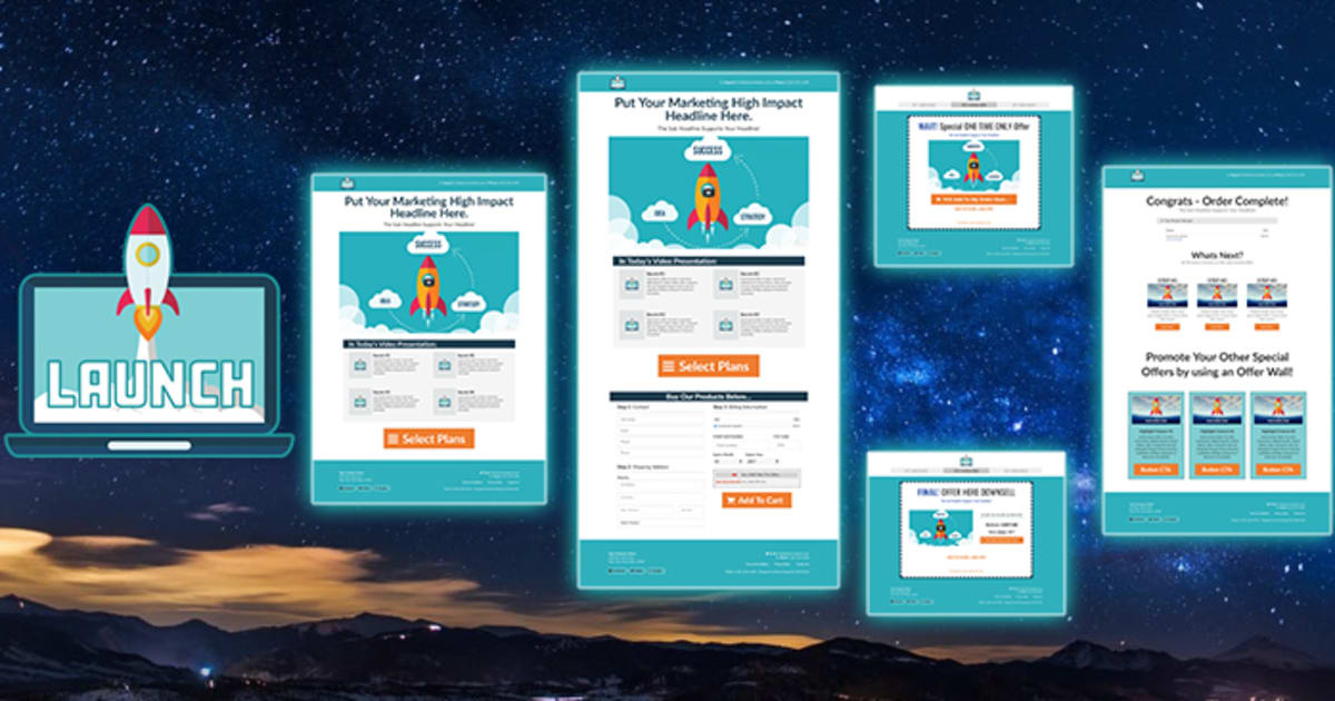 LAUNCH :: Video Sales Letter Funnel by FunnelsHelper.com