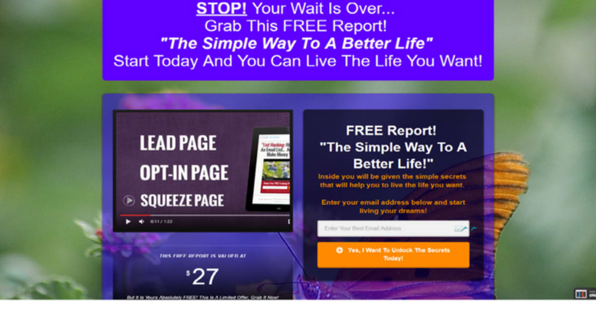 Sales Funnel for Self Help Book w/OTO
