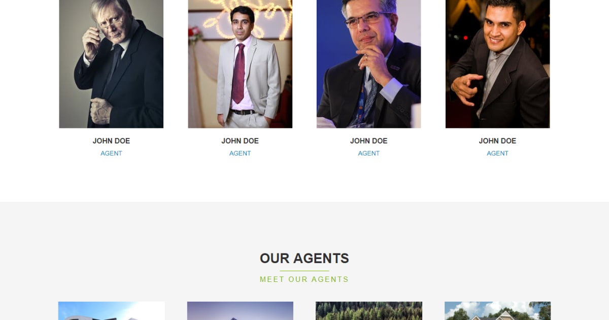 Real Estate / Sales Page / Services / Landing Page - Real Estate Template 03