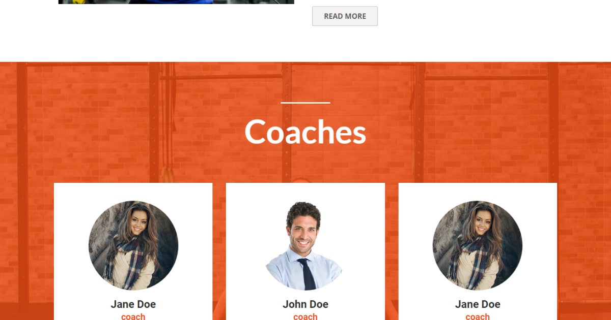 Fitness / Gym / Blog / Landing Page - Health Template 15