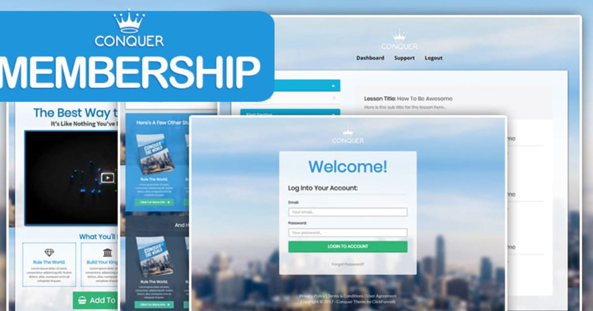 CONQUER | Membership Funnels