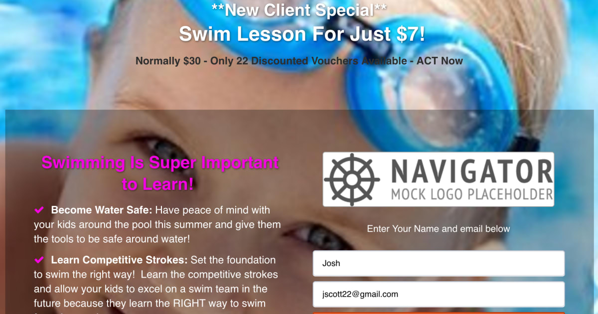 Swim School Funnel