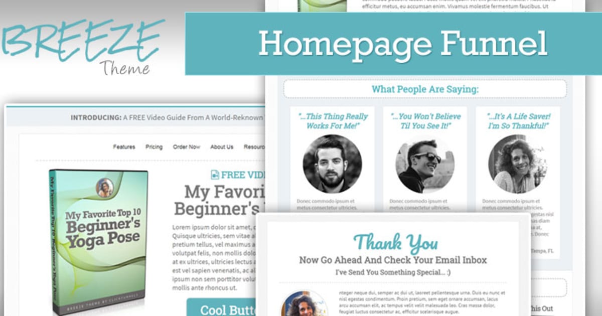 BREEZE | Homepage Funnel