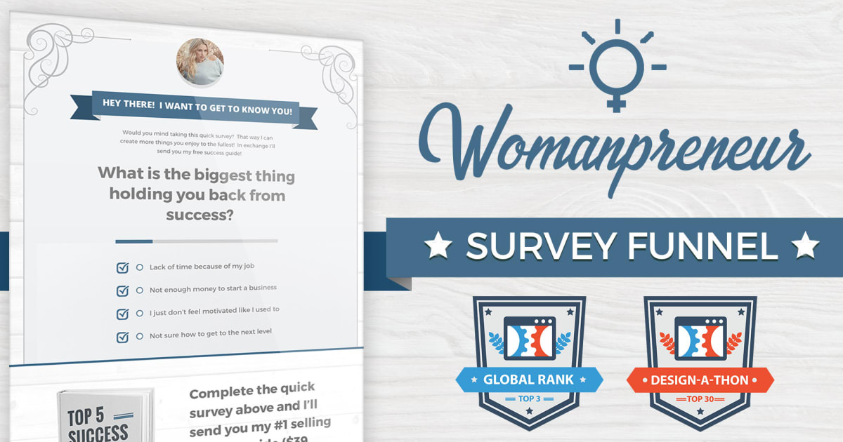 Womanpreneur Ask Campaign Funnel **BONUS** Proven 5 Step Email Sequence!