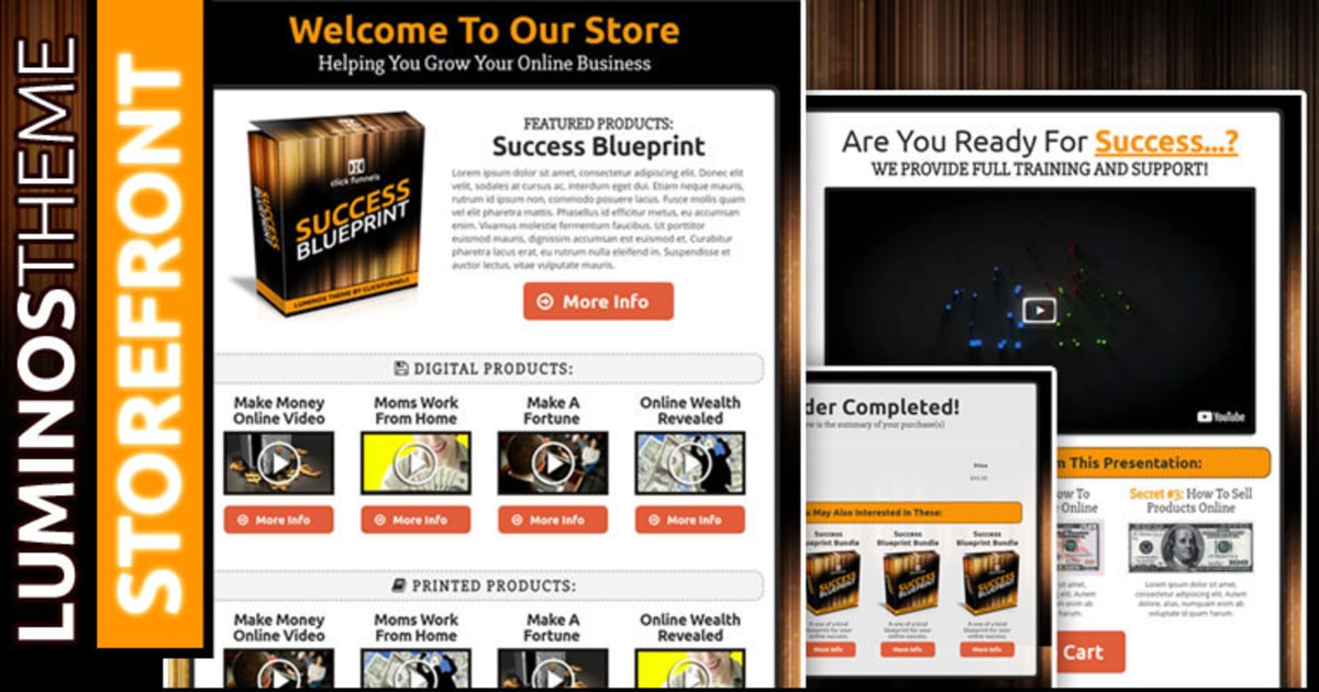 LUMINOS | Storefront Funnel