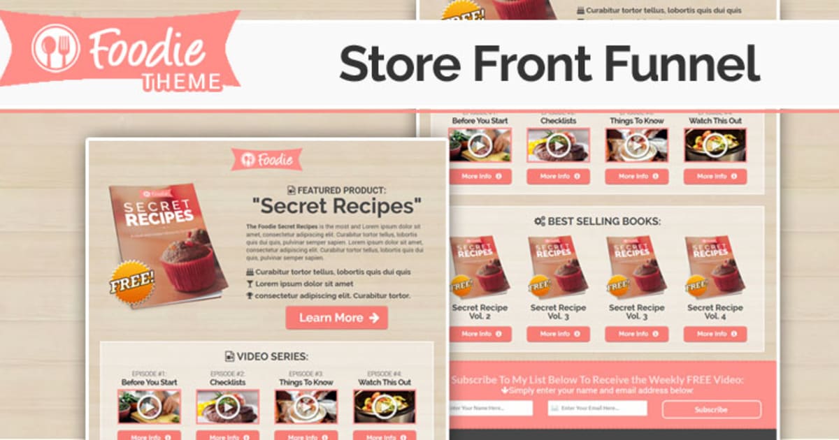 FOODIE | Storefront Funnel