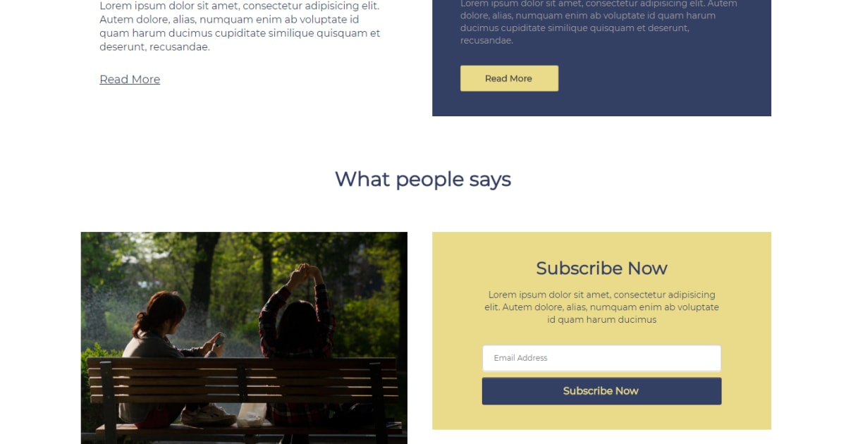 Community Education  - Educational Template 02