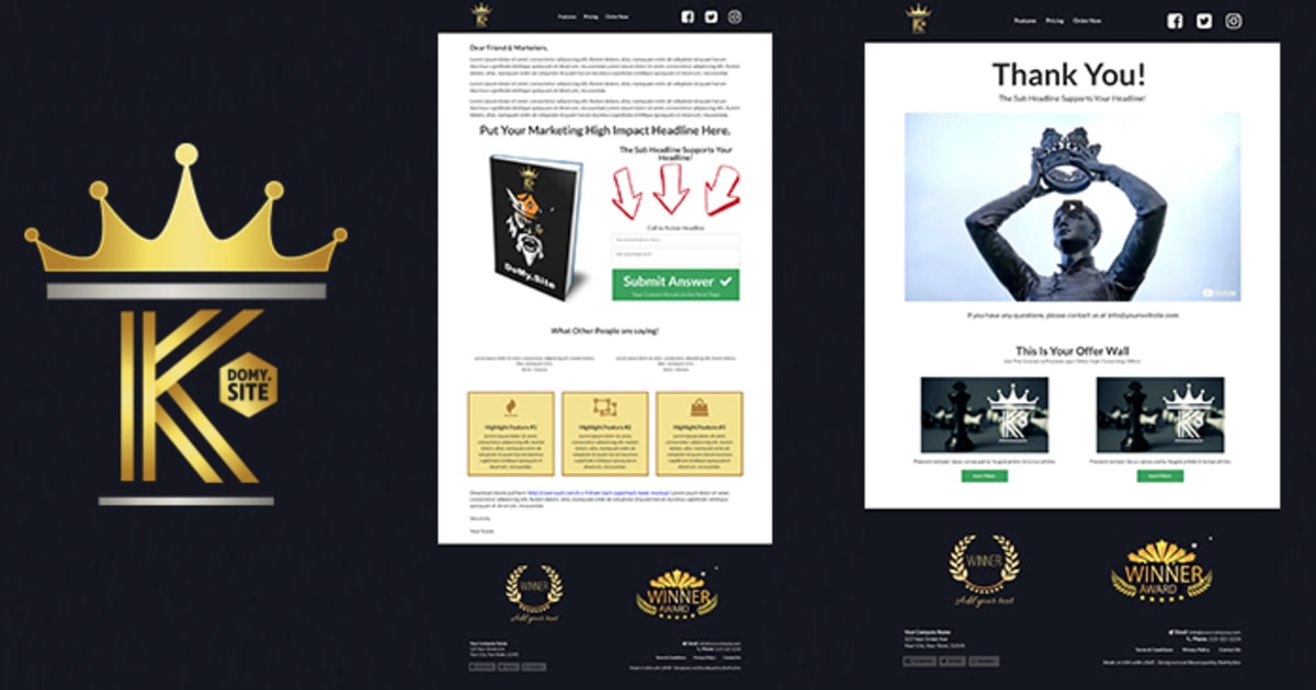 KING :: Ask Campaign Funnel by FunnelsHelper.com