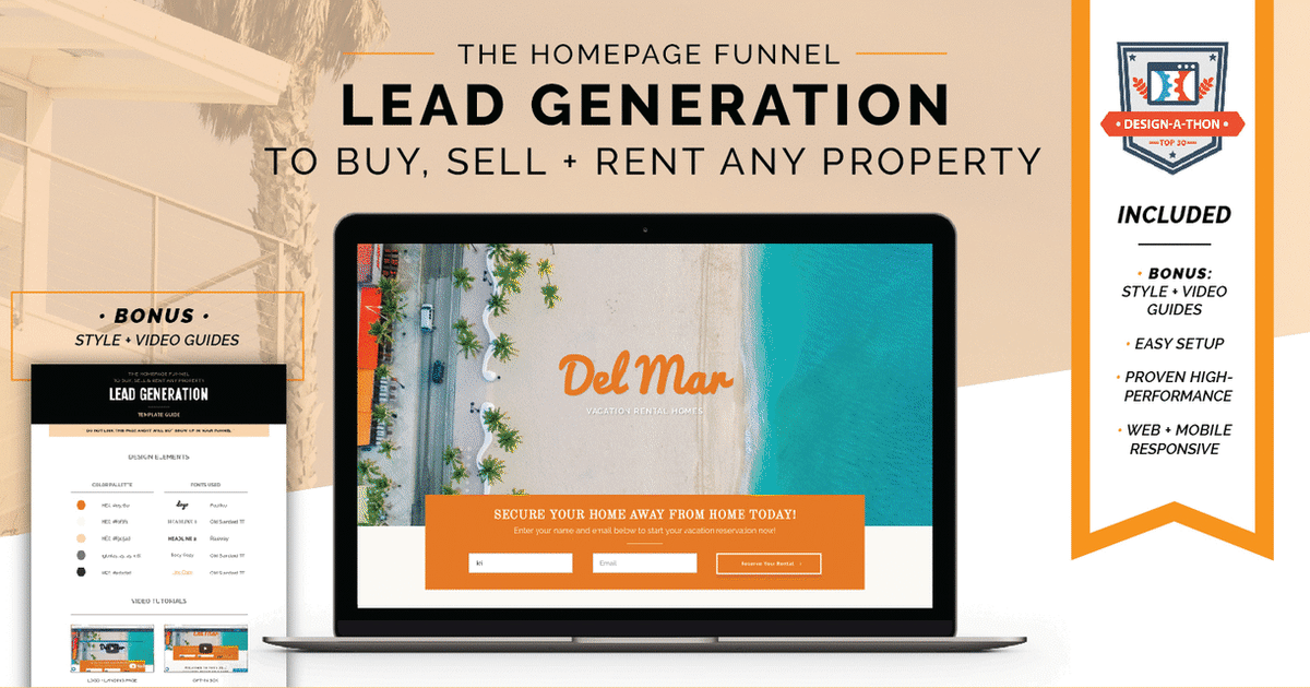 The Homepage Funnel // Lead Generation to Buy, Sell + Rent Any Property