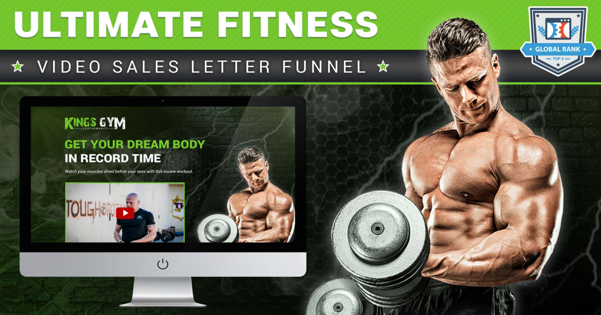 The #1 Fitness/Gym VSL Funnel **BONUS** 3 Proven Email Sequences Included!!!
