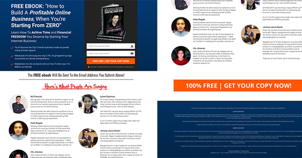 FREE EBOOK - My Highest Converting Optin Funnel