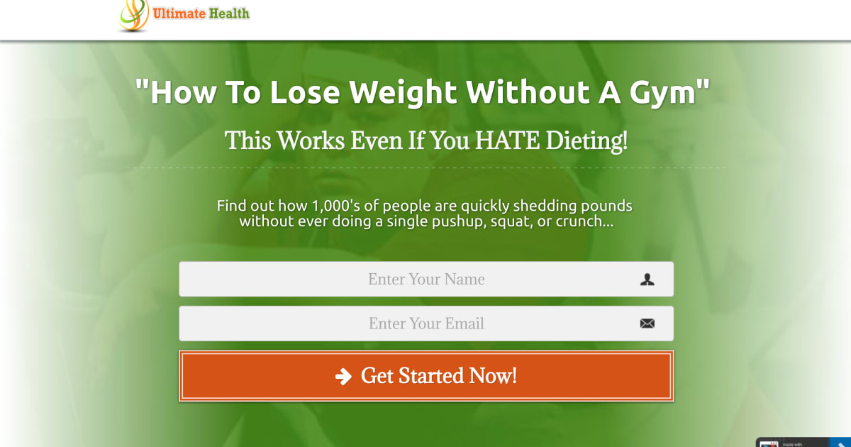 Isagenix - Health & Fitness Optin & Sales Page Funnel