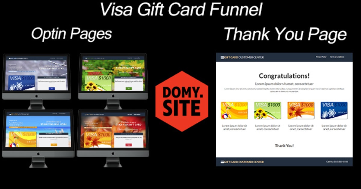 Visa Gift Card Lead Survey Funnel :: By FunnelsHelper.com (Top Converting)