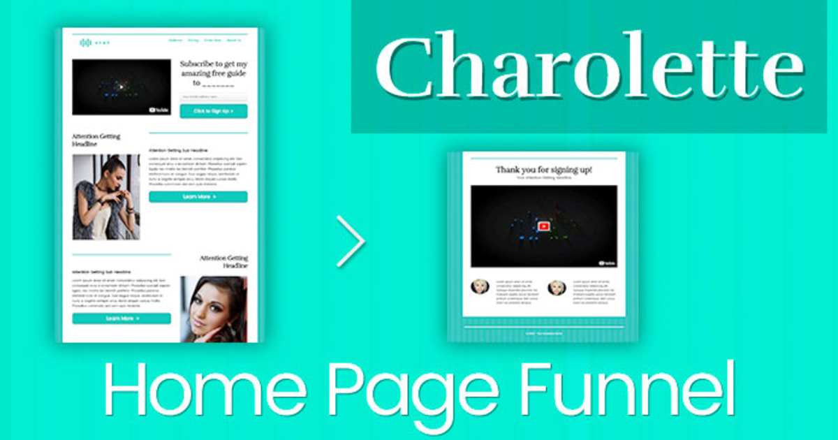 Charolette - Home Page Funnel