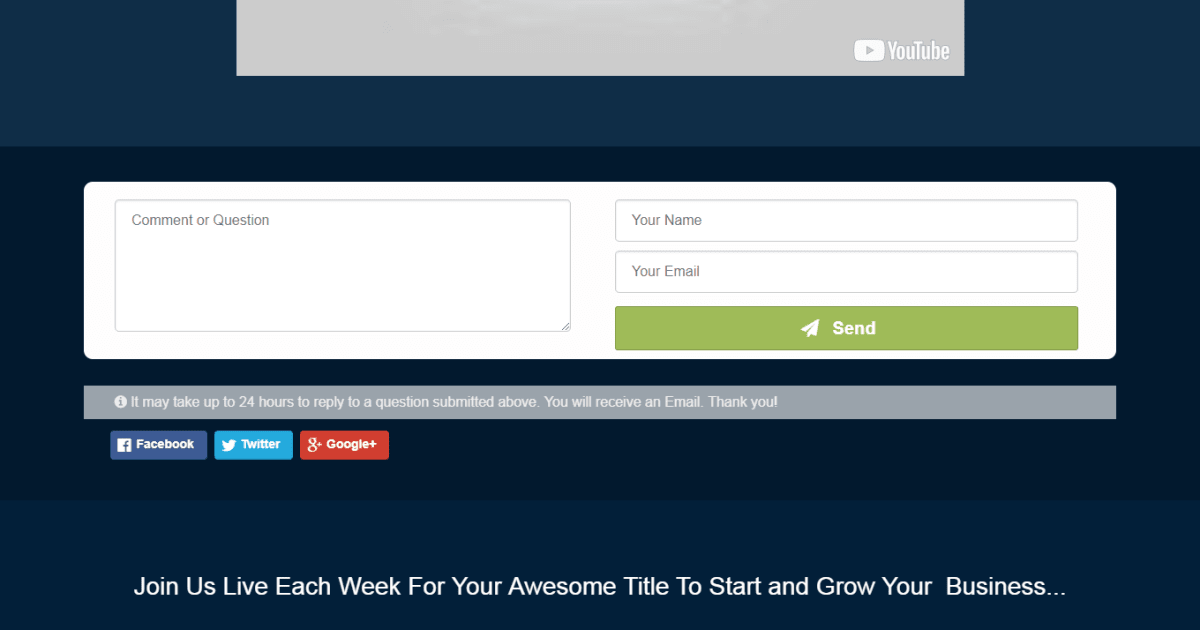 Optin - Dark Blue Theme