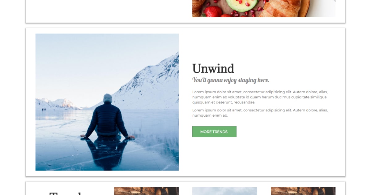 Holiday Houses / Real Estate / Opt-in / Landing Page - Awesome Holiday Houses 1