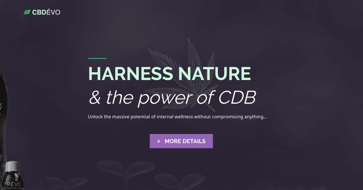 CBDEVO Hemp Oil MLM Network Marketing Optin & Sales Page Funnel