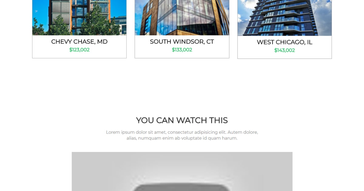 Real Estate / Opt-in / Landing Page - Real Estate Template 06