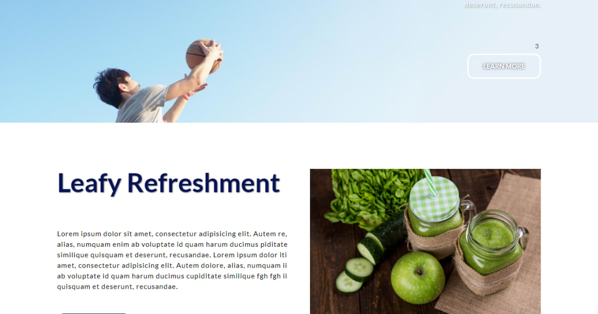 Fitness / Gym / Services / Opt-in / Landing Page - Health and Fitness Template 06