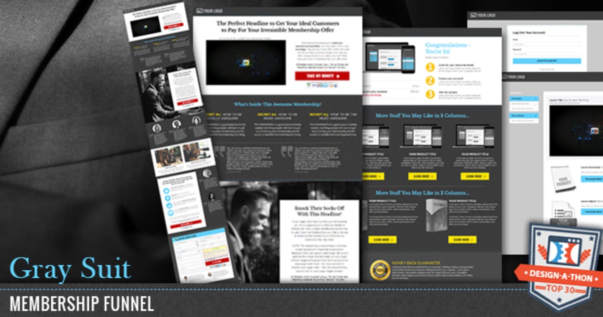 Gray Suit  ||  Membership Funnel